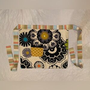 Quilted Apron With Pocket Handmade 18x20”